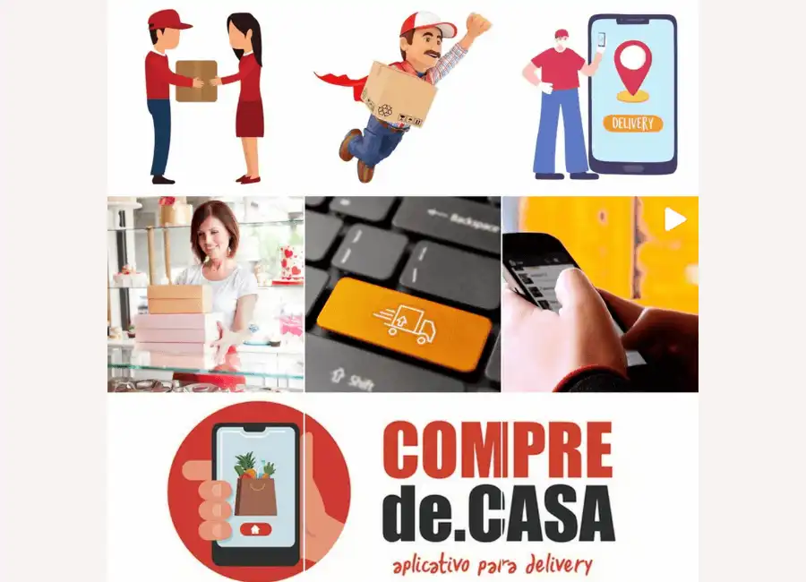 Instagram de aplicativo de delivery